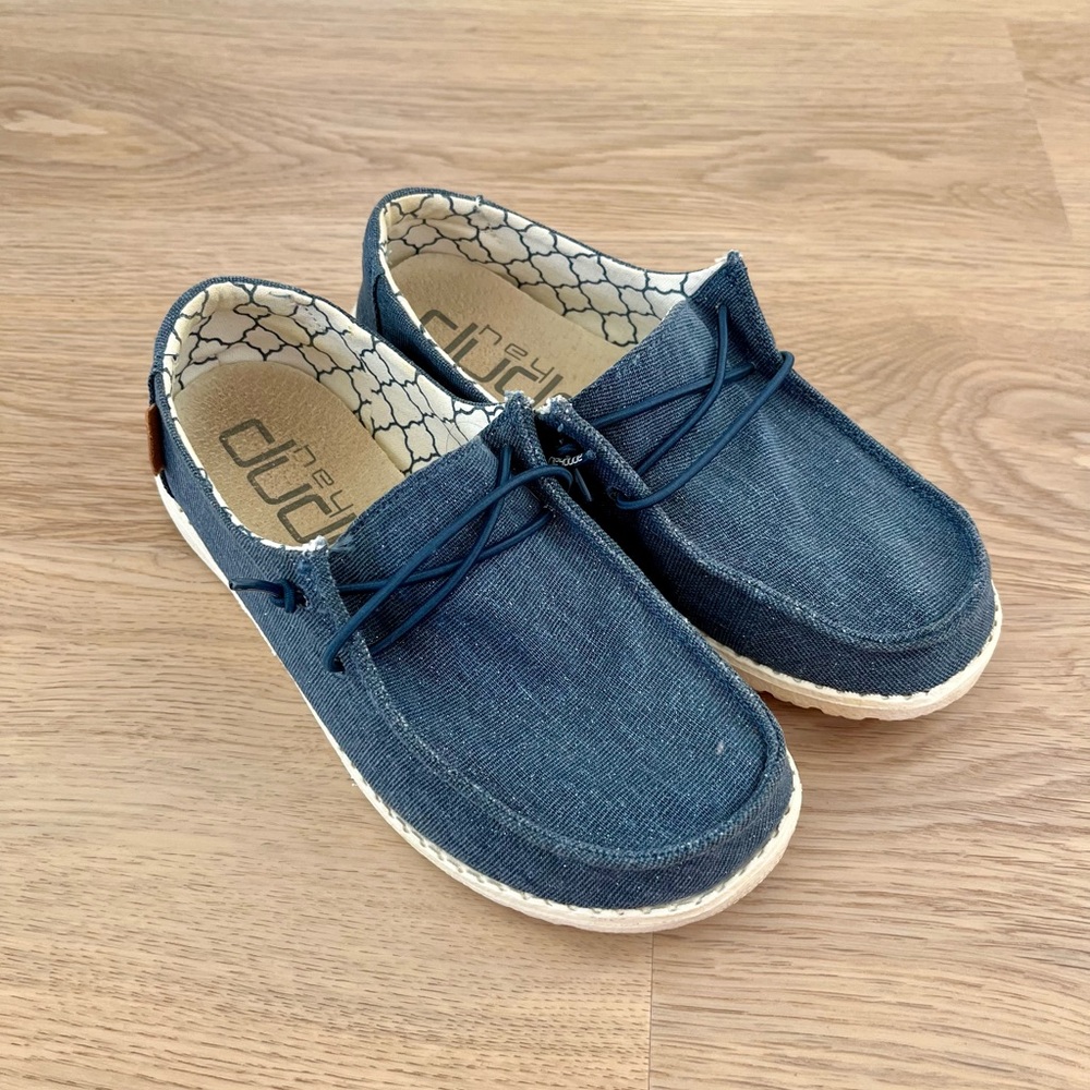 Dude Sparkling Denim Shoes